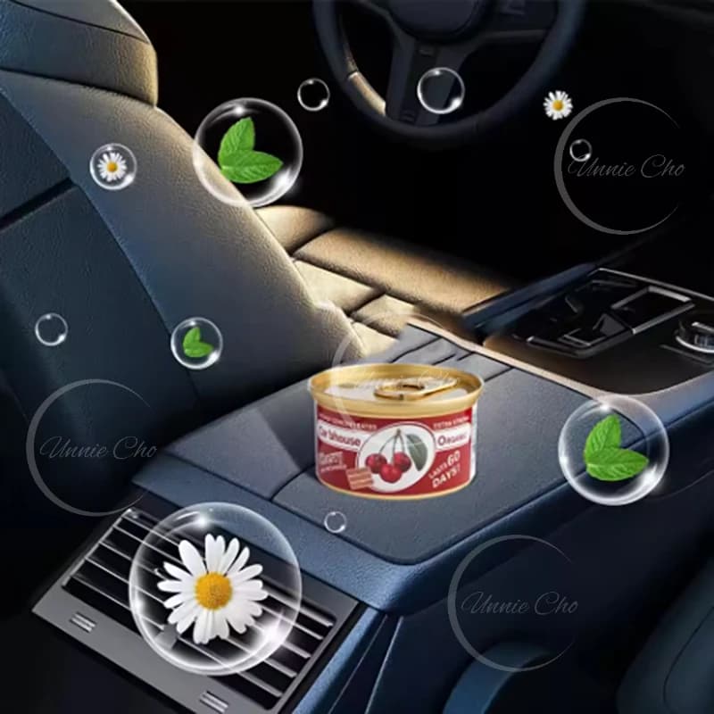 Wooden Block Car Air Fresheners with Long Lasting Freshness 1.5 OZ Spill Proof Can for Auto Home New Car Scent